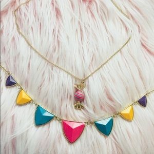 Colorful necklace set